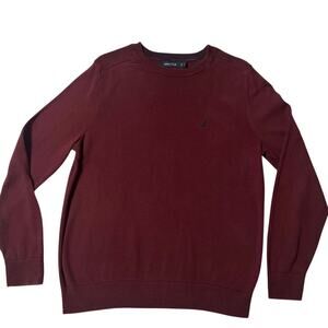 Nautica Mens Sweater size small in Burgandy